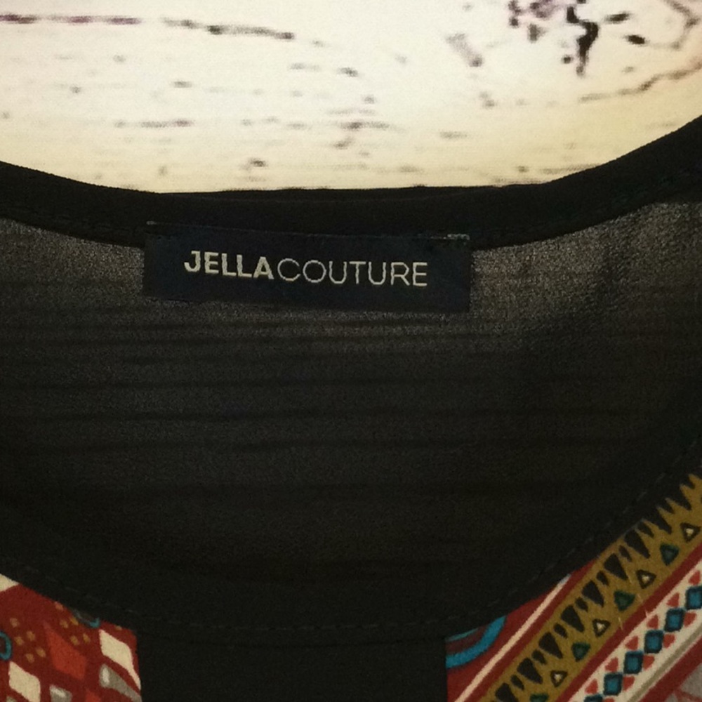Jella Couture tribal boho print sleeveless maxi - Picture 4 of 5